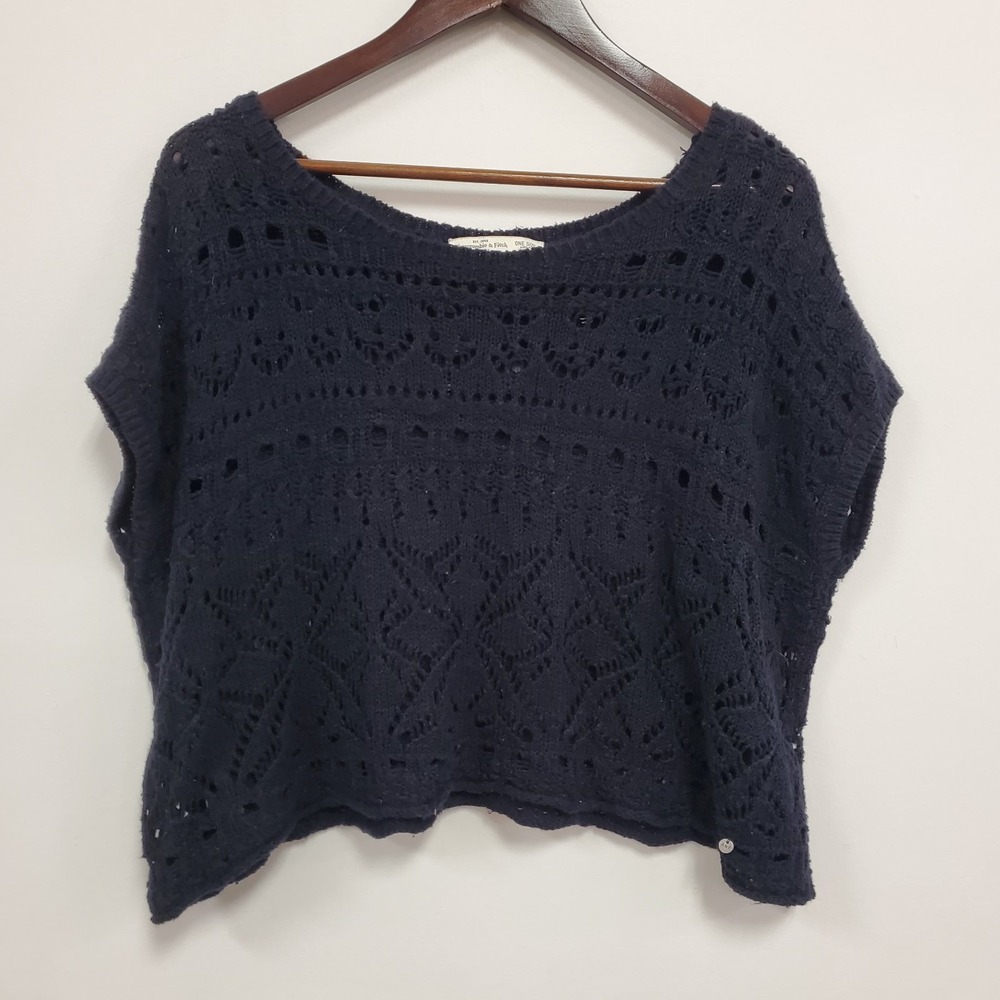 Abercrombie Fitch Womens Open Knit Fairy Grunge Sweater One Size Lightweight‎
